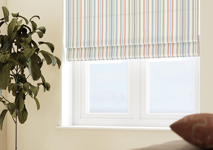 The British Stripe Co. Elizabeth, Brighton No.1 - Roman Blind - Image 5